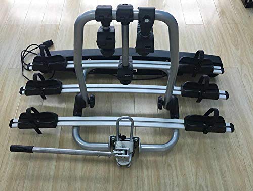 JBZP Portaequipajes para Bicicletas con Remolque Portaequipajes Trasero para Coche, Portaequipajes De Estacionamiento Trasero, Portabicicletas De Bola Portaequipajes para Bicicletas