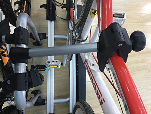 JBZP Portaequipajes para Bicicletas con Remolque Portaequipajes Trasero para Coche, Portaequipajes De Estacionamiento Trasero, Portabicicletas De Bola Portaequipajes para Bicicletas