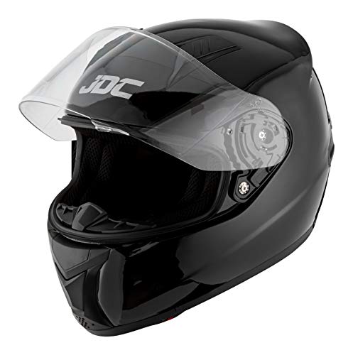 JDC Casco Integral Para Motocicleta Cascosintegrales - PRISM - Negro - L