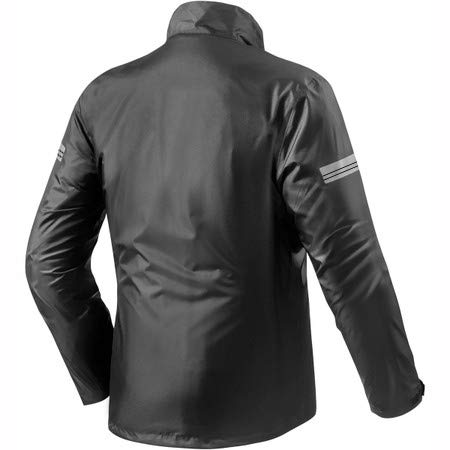 JET Moto Chaqueta Ropa de Agua con Estuche (M, Negro)