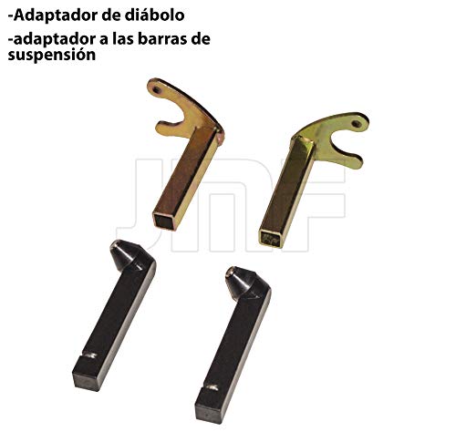 JOMAFA - SOPORTE/ELEVADOR/CABALLETES MOTO DELANTERO Y TRASERO DESMONTABLES UNIVERSAL