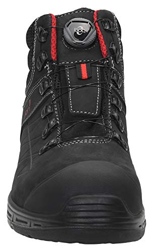 JORI JO Max BOA Mid S3 - Zapatillas de seguridad para hombre y mujer, ligeras, con puntera de plástico, talla 42