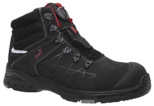 JORI JO Max BOA Mid S3 - Zapatillas de seguridad para hombre y mujer, ligeras, con puntera de plástico, talla 42