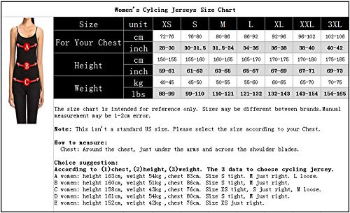 JPOJPO Maillot de ciclismo para mujer, manga larga, para invierno, Niñas, Riding Girl., L(For Your Chest 34-36")