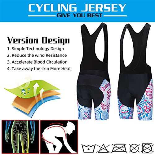 Juego de traje de ciclismo en bicicleta de equipo Mountain Bike Bike Riding Femen Bike Uniforme Juego de bicicletas (Color : Suit 2, Size : Small)