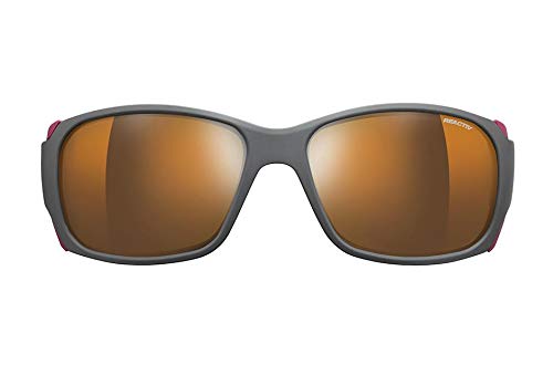 Julbo Monterosa - Gafas de sol para mujer, gris/burdeos, FR: M (talla fabricante: M)