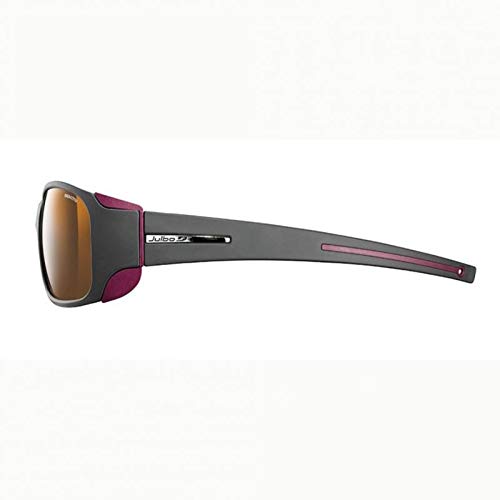 Julbo Monterosa - Gafas de sol para mujer, gris/burdeos, FR: M (talla fabricante: M)