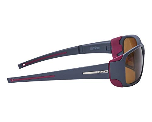 Julbo Monterosa - Gafas de sol para mujer, gris/burdeos, FR: M (talla fabricante: M)