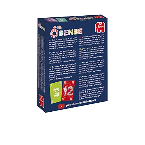 Jumbo - 6th Sense - Juego de mesa familiar de cartas a partir de 10 años