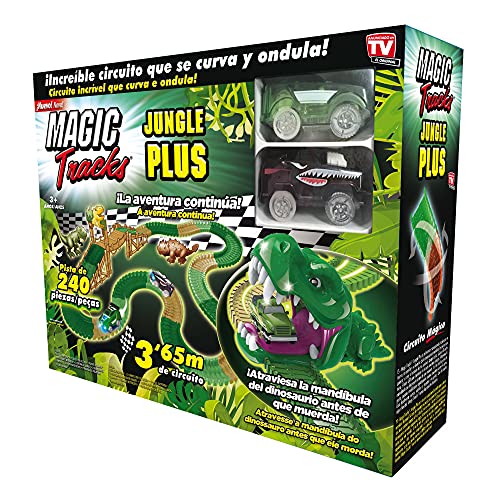 Jungle Plus Circuito del Parque jurásico con Dinosaurio mordedor