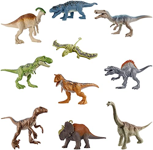 Jurassic World - Minidinosaurios de acción, Dinosaurios de Juguete, modelos surtidos, 1 unidad