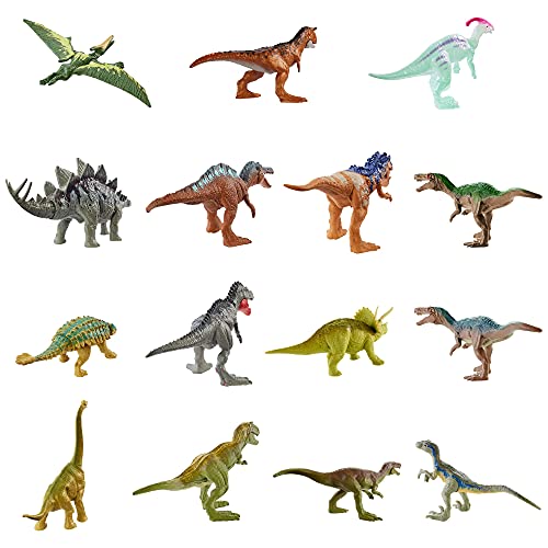 Jurassic World - Minidinosaurios de acción, Dinosaurios de Juguete, modelos surtidos, 1 unidad