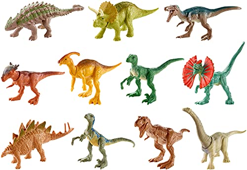 Jurassic World - Minidinosaurios de acción, Dinosaurios de Juguete, modelos surtidos, 1 unidad