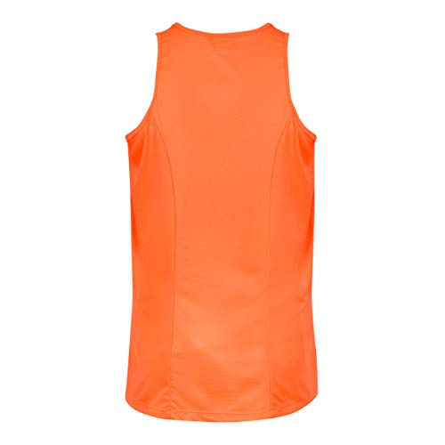 Kappa Fanto Top Running, Hombre, Naranja Fluor, XL