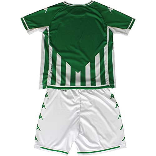 Kappa Kombat Kit Home Betis, Blanco/Verde, 4 Años