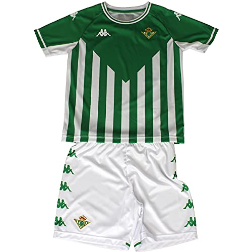 Kappa Kombat Kit Home Betis, Blanco/Verde, 4 Años