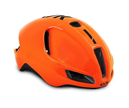 Kask Utopia Casco De Bicicleta 2021 (Naranja Fluorescente/Negro, Grande)