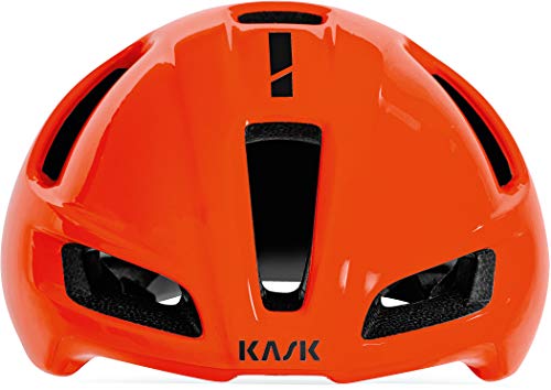 Kask Utopia Casco de Bicicleta, Unisex Adulto, Naranja Negro, Medium