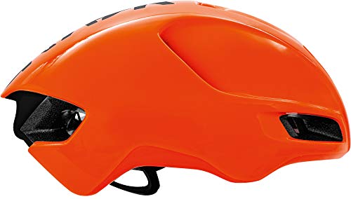 Kask Utopia Casco de Bicicleta, Unisex Adulto, Naranja Negro, Medium