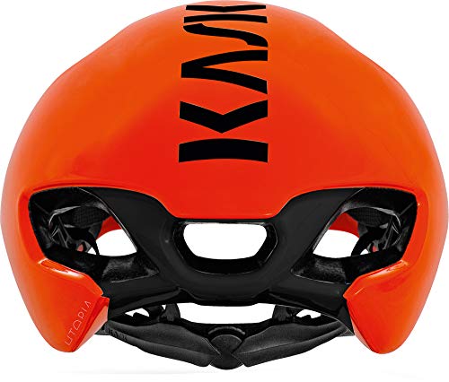 Kask Utopia Casco de Bicicleta, Unisex Adulto, Naranja Negro, Medium