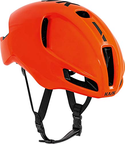 Kask Utopia Casco de Bicicleta, Unisex Adulto, Naranja Negro, Medium