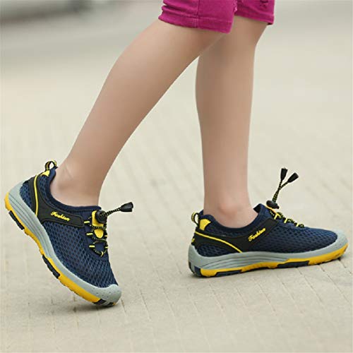 Kauson Sandalias Niño Running Verano Cerradas Zapatillas Deportivas Infantiles Escarpines Malla Niña Senderismo Antideslizantes Trekking Verano Playa Zapatos del Ocio 28-40