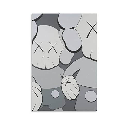 KAWS COMPANION - Póster de dibujos animados de lienzo y arte de pared, diseño moderno de la familia, decoración de dormitorio de 30 x 45 cm