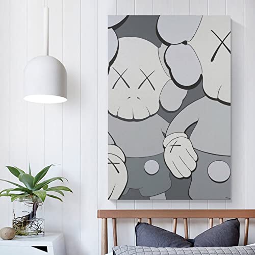 KAWS COMPANION - Póster de dibujos animados de lienzo y arte de pared, diseño moderno de la familia, decoración de dormitorio de 30 x 45 cm