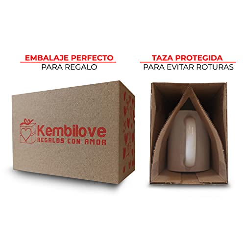 Kembilove Taza de Café del Mejor Militar del Mundo – Taza de Desayuno para la Oficina – Taza de Café y Té para Profesionales – Taza de Cerámica Impresa – Tazas de Jefe de 350 ml para Militares