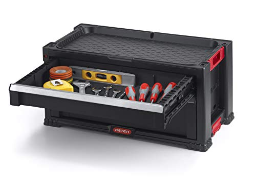Keter 238557 - Carro de herramientas 7 cajones 60 x 38 x 83 cm