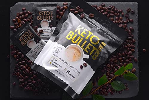 Keto Bullet - Café Keto Instantáneo | Suplemento con Aceite MCT y Extracto de Coco Orgánico para Perder Peso | Bebida Energética Adelgazante con Proteína Natural Ideal para Dieta Cetogénica