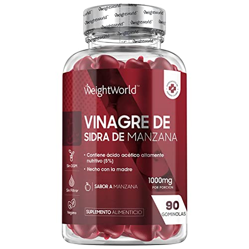 Keto Gominolas Vinagre De Manzana con Madre 1000mg 90 Gominolas Vegana, Sabor a Manzana- Suplemento Detox con Ácido Acético, Remolacha, Vitamina C y del Grupo B, Para el Metabolismo Energético Normal