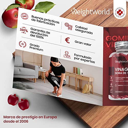 Keto Gominolas Vinagre De Manzana con Madre 1000mg 90 Gominolas Vegana, Sabor a Manzana- Suplemento Detox con Ácido Acético, Remolacha, Vitamina C y del Grupo B, Para el Metabolismo Energético Normal