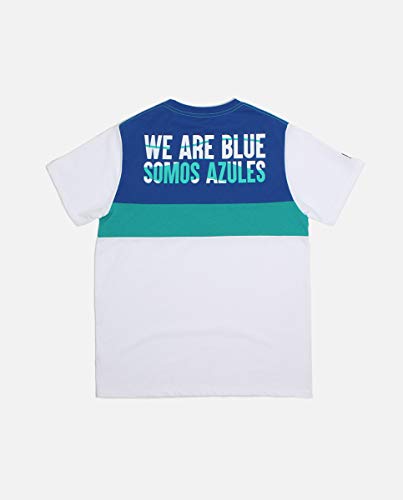 KIMOA Camiseta Mission Blue, Unisex Adulto, Azul, L