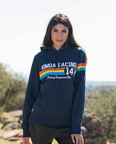 Kimoa Racing 14 Sudadera con Capucha, Unisex, Azul Oscuro, S