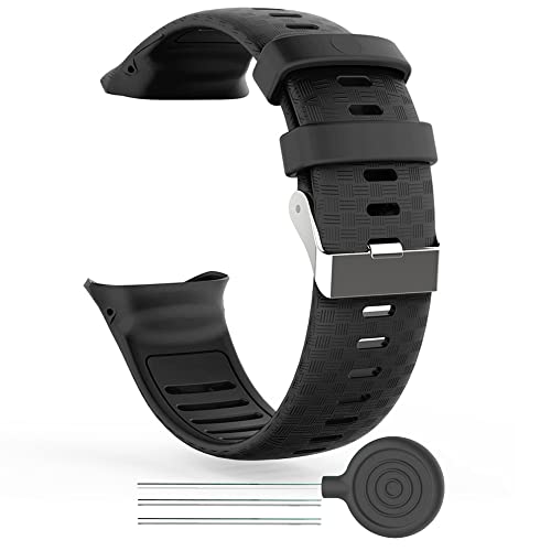 KINOEHOO Correas para relojes Compatible con Polar Vantage V Pulseras de repuesto.Correas para relojesde.(negro)