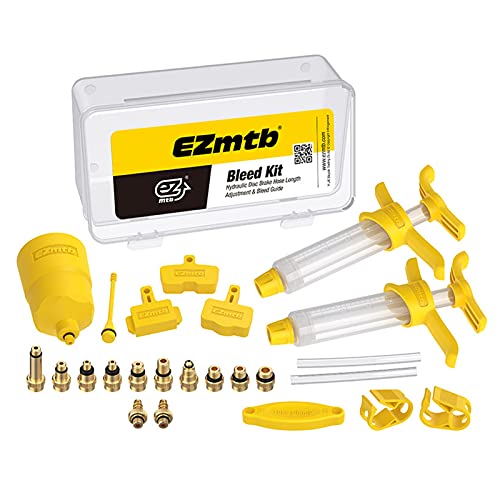 Kit de purga de freno hidráulico de disco de aceite mineral para bicicleta de montaña, herramientas de reparación de frenos de bicicleta de la serie Shimano, Magura, Tektro y Sram