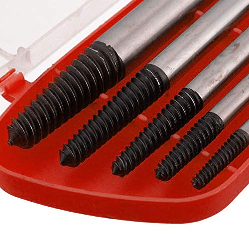 Kit extractor OriGlam para tornillos rotos o dañados con 5 brocas de 3-19 mm