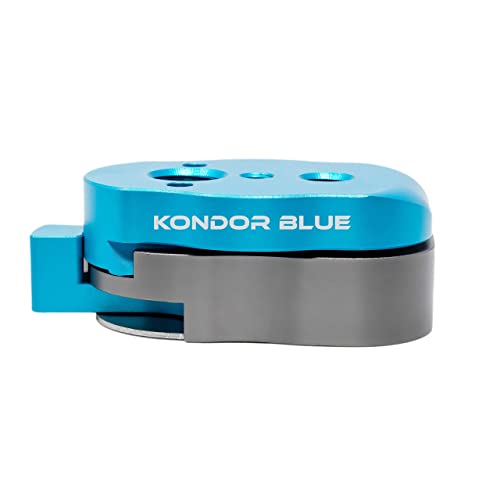 KONDOR BLUE Mini Quick Release Plate LCD Monitores, Magic Arm, luz LED, EVF Mounts, Monitor, Microphones, Recorders, Flash, Gimbals More (Strong Cine Lock)