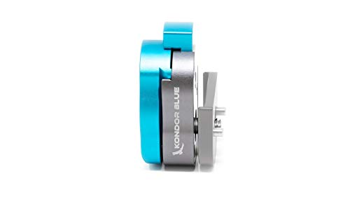 KONDOR BLUE Mini Quick Release Plate LCD Monitores, Magic Arm, luz LED, EVF Mounts, Monitor, Microphones, Recorders, Flash, Gimbals More (Strong Cine Lock)