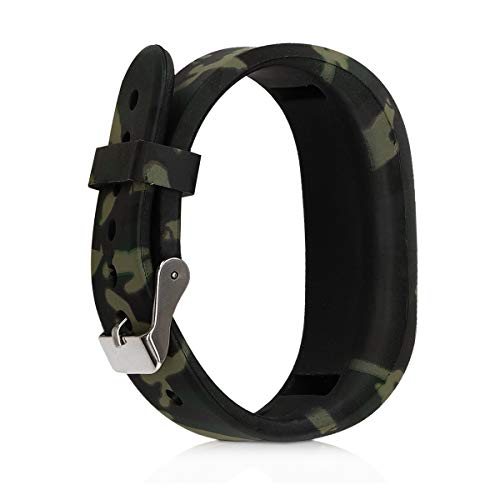 kwmobile 2X Pulseras Compatible con Garmin Vivofit jr. / jr. 2 - Pulseras de Silicona para Fitness Tracker - Camouflage