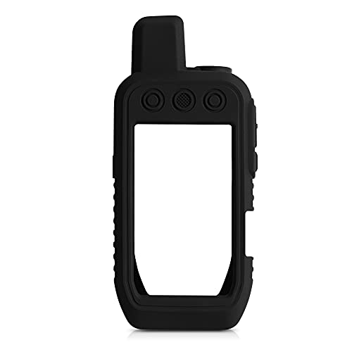 kwmobile Funda Compatible con Garmin Alpha 200i - Carcasa de Silicona para navegador GPS - Cover Negro