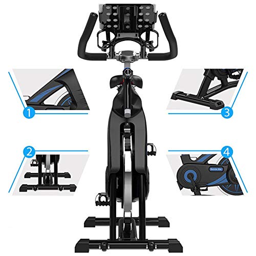 La bici de ciclo de interior Indoor Sports Fitness Equipment portante de carga inteligente bicicleta de la aptitud de Paz Inicio Deportes bicicletas Alquiler de 200 kg Negro bicicleta de spinning