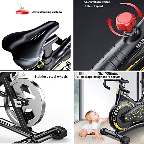 LANGWEI La Bicicleta De Ciclo Indoor Ejercicio Silenciado Inteligente Magnético Estacionario Bicicletas Indoor Culturismo Gym El Equipo De Ciclo Ideal Cardio Trainer