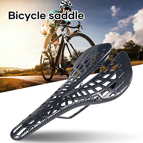 laoonl Sillín de bicicleta robusto sillín 24 grados hacia abajo, diseño inclinado fácil de instalar