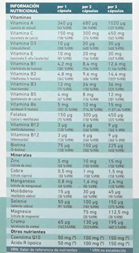 Lcn - Multinutriente Completo CN BASE, 120 Cápsulas