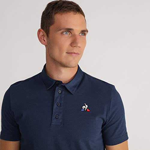 Le Coq Sportif ESS Polo SS N°2 M Dress Blues, Hombre, XS