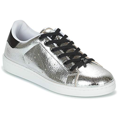 Le Temps Des Cerises Hope Zapatillas Moda Mujeres Plata - 36 - Zapatillas Bajas Shoes