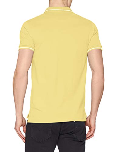 Lee Pique Polo Camisetas, Amarillo (Sunburst Nn), XL para Hombre