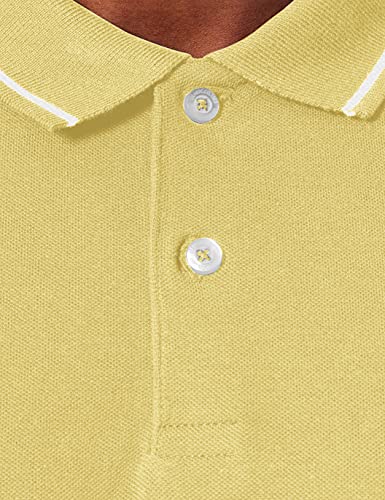 Lee Pique Polo Camisetas, Amarillo (Sunburst Nn), XL para Hombre